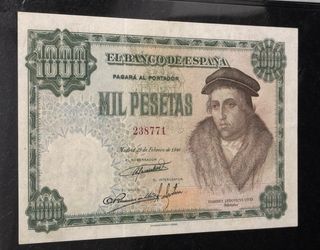 Billete 1000 Pesetas España 1946