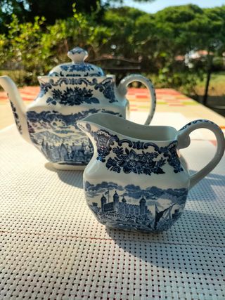 Juego de té inglés vintage años 60