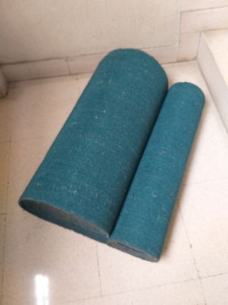 Tappeto da corridoio in sisal verde | Corridoio