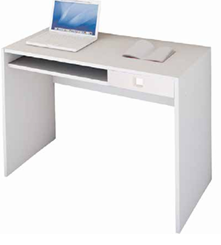 Escritorio blanco en melamina