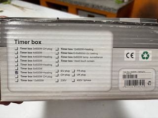 Caja temporizadora 8x600W