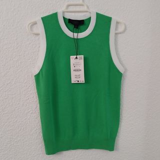 Top Zara verde nuevo