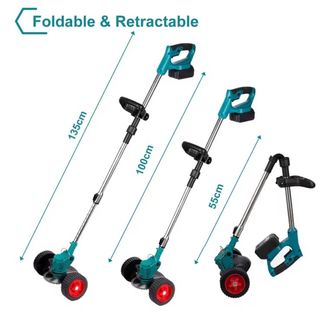 DESBROZADORA ELÉCTRICA RECARGABLE CON 2 BATERÍAS