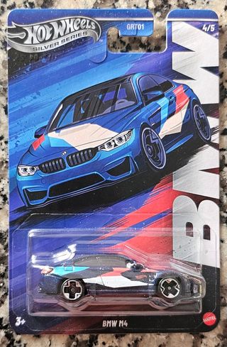 Hot Wheels BMW M4 Silver Series