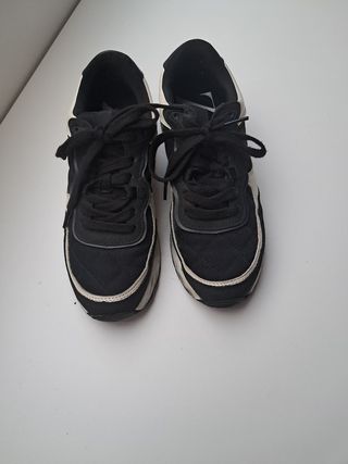 Zapatillas deportivas niño - Blanco y Negro