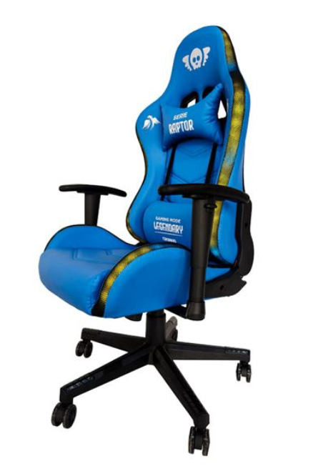 Silla Gaming Raptor Azul RGB