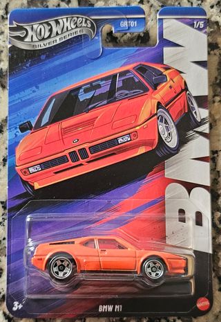 Hot Wheels BMW M1 Silver Series