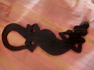 Lagartija madera decorativa