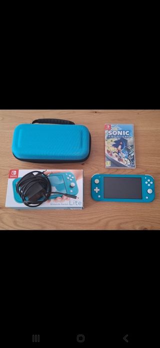 Nintendo Switch Lite turquesa + Sonic Frontiers