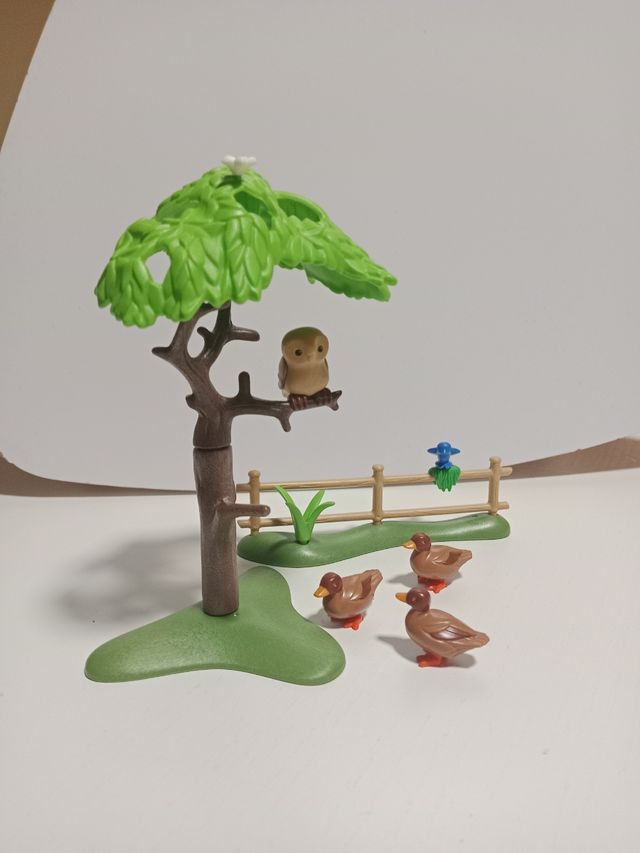 PLAYMOBIL Granja: Árboles, Aves & Patos