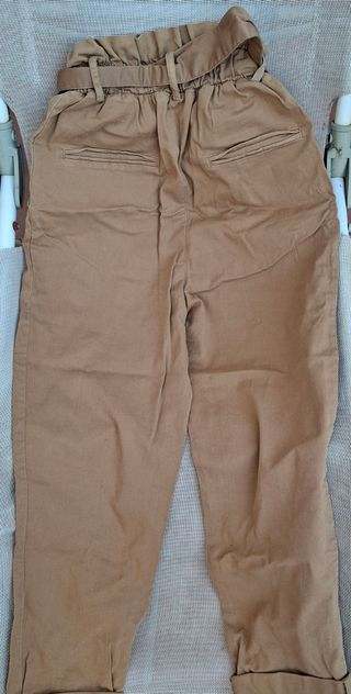 Pantalón marrón - Cintura elástica