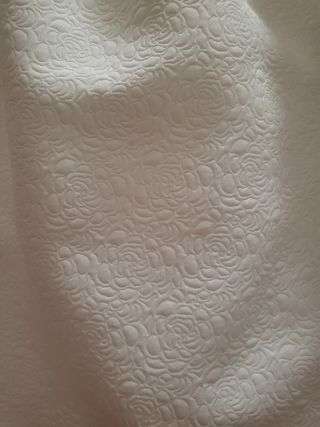 Vestido blanco brocado