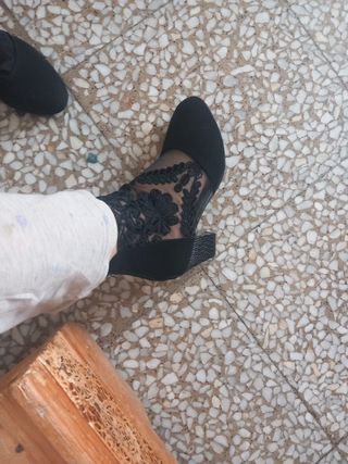 Botín elegante negro