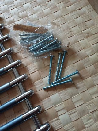 Tiradores cocina - metal gris plata