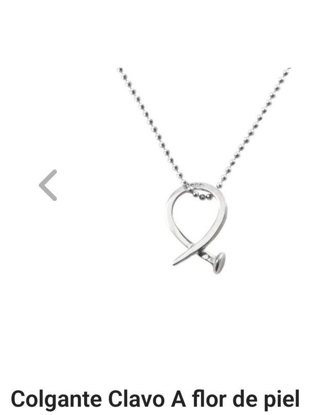 Joyería Hago cadena y colgante “clavo” en plata