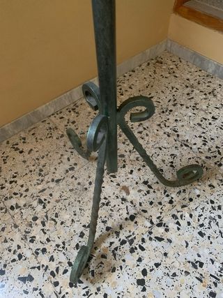 Perchero de hierro - Verde