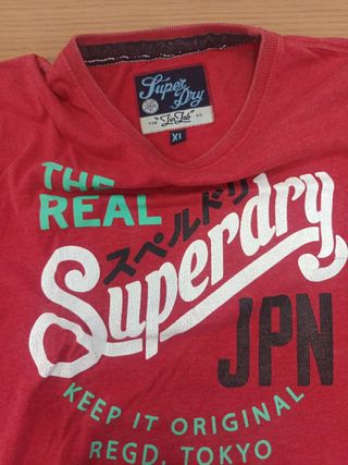 Camiseta Superdry roja - JPN