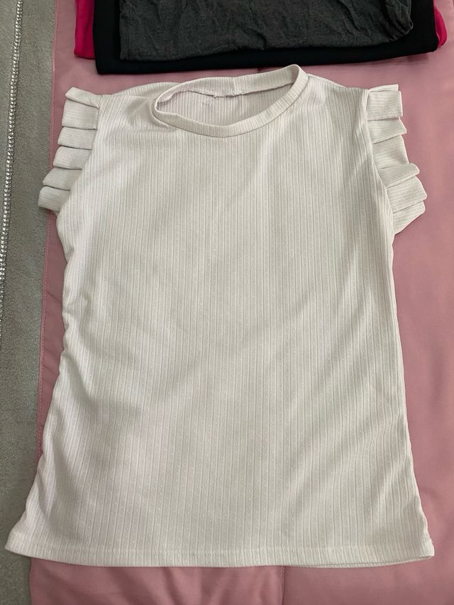 5 Blusas Mujer Talla S - Adidas, Rosa, Negra