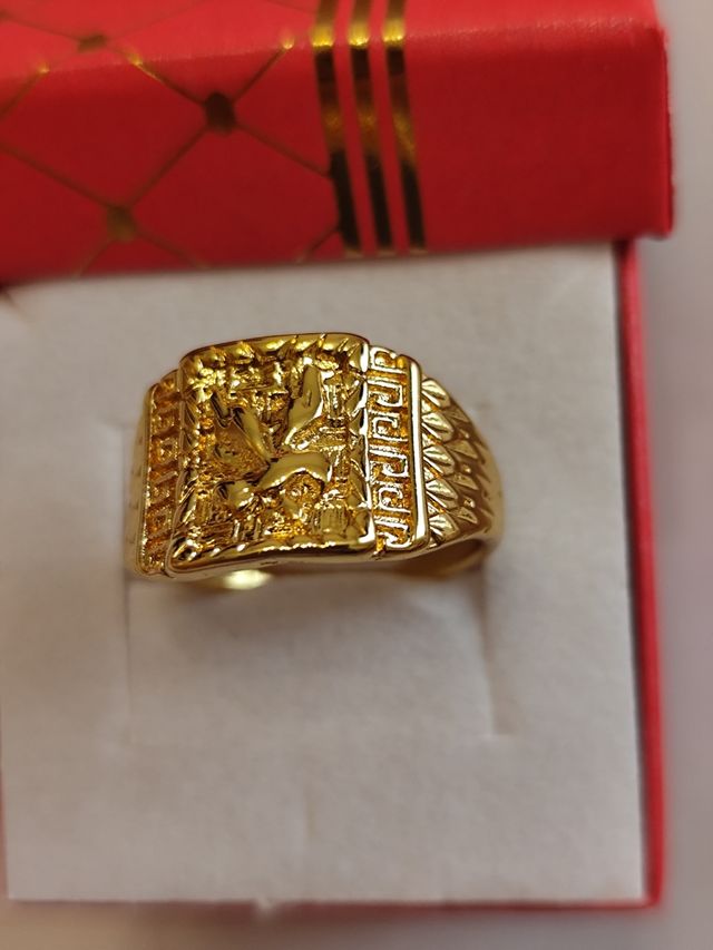 Anel em ouro 18k.eliminado n. 21