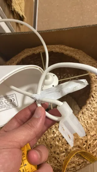 Lámpara bambú techo - marrón