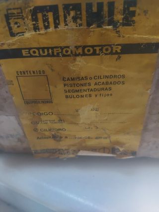 Pistones Mini 850: 4 unid. Sobrenedida . MAHLE.