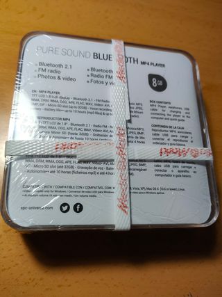 Reproductor MP4 SPC Bluetooth