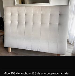 Cabecero cama blanco 158x123cm