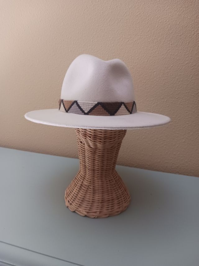 Sombrero Fedora Lana - Beige