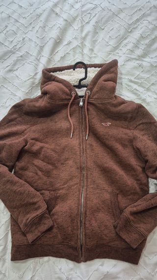 Sudadera Hollister marrón talla M