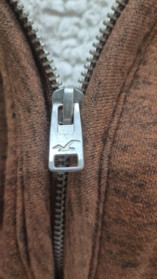 Sudadera Hollister marrón talla M