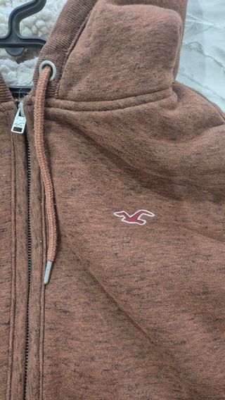 Sudadera Hollister marrón talla M