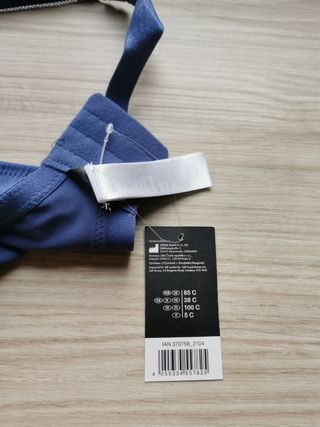 Sujetador azul - Talla 85C