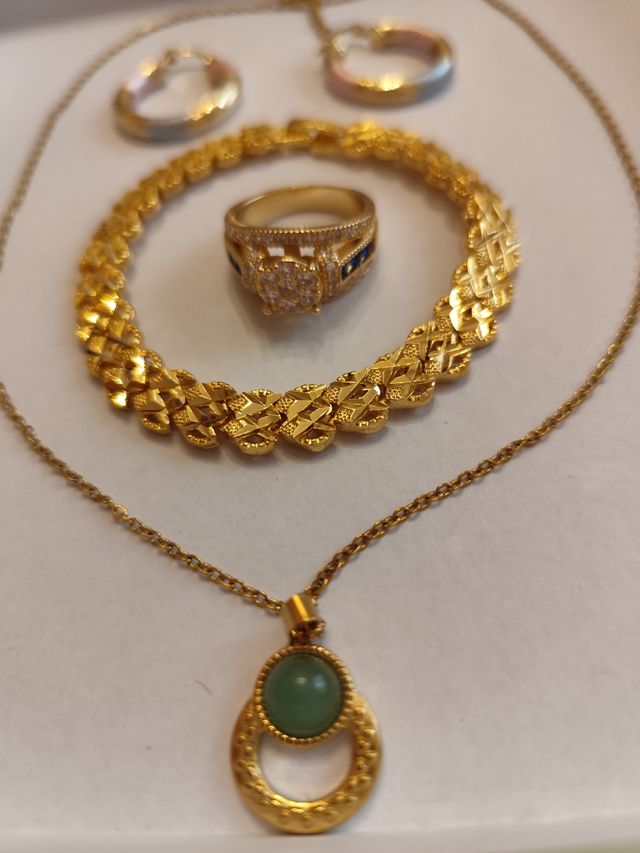 Joias banhadas a ouro 18k