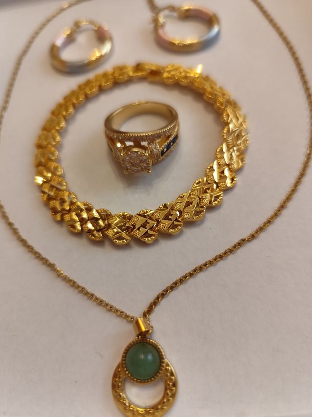 Joias banhadas a ouro 18k