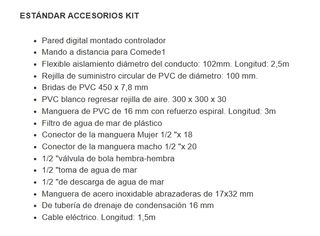 AIRE ACONDICIONADO PARA BARCO EN KIT DE MONTAJE