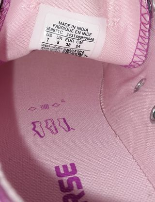 Converse glitter rosa-argento TG 38