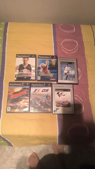 6 Juegos PS2 - Fútbol & Carreras
VENTA PR SEPARADO