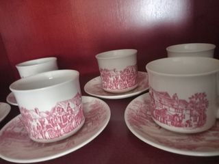 Juego 6 tazas té Churchill