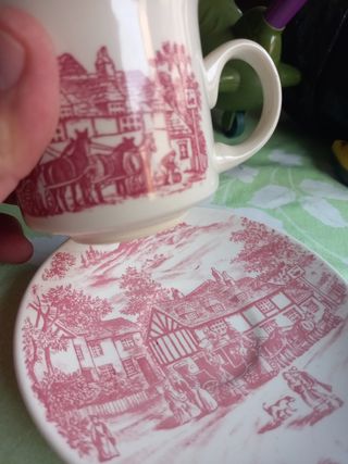 Juego 6 tazas té Churchill