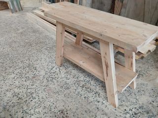 Mesa de madera rústico