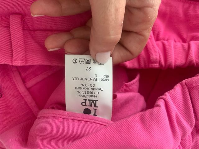 Pantalones rosa italiano