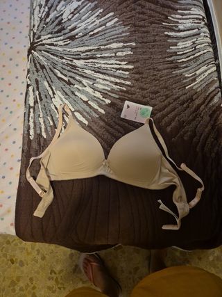 Sujetador beige sin aro - 90A