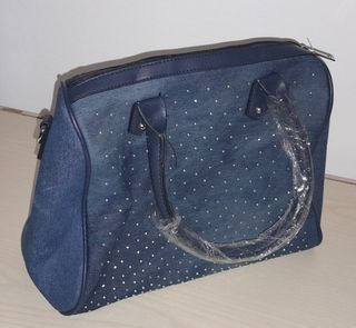 Borsa Denim Blu nuova