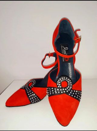 Zapatos baile Reina ante rojos 39