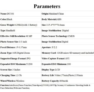 Cámara Digital 4K - Vídeo y Fotos