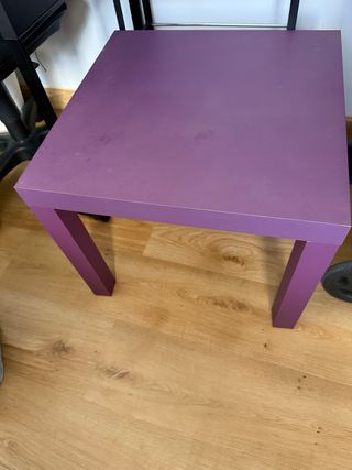 Mesita Ikea morada