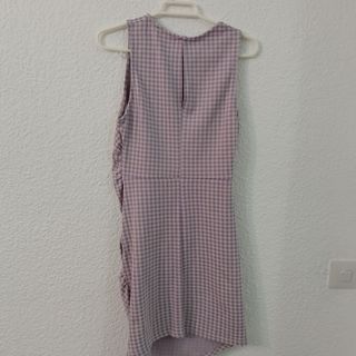Vestido Zara vichy lila