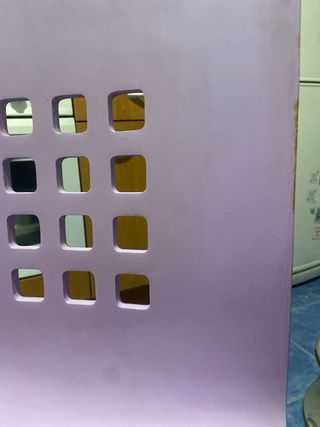 Silla giratoria morada