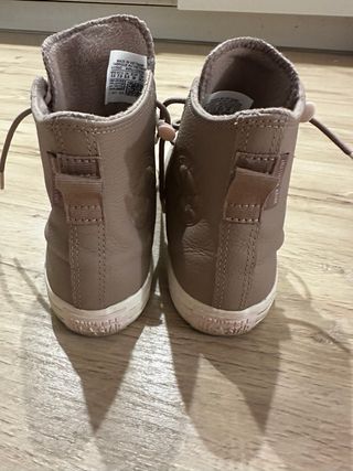 Converse botas cuero marrón