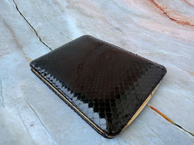 Estuche cigarrillos piel vintage